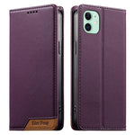 Dierfeng スプライシング強力マグネットRFIDヴィーガンレザースマホケース iPhone 11 Pro Max用 iPhone 11用 iPhone 11 Pro用 iPhone X / XS用 iPhone XR用 iPhone XS Max用 iPhone 8 Plus / 7 Plus用