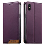 Dierfeng スプライシング強力マグネットRFIDヴィーガンレザースマホケース iPhone 11 Pro Max用 iPhone 11用 iPhone 11 Pro用 iPhone X / XS用 iPhone XR用 iPhone XS Max用 iPhone 8 Plus / 7 Plus用