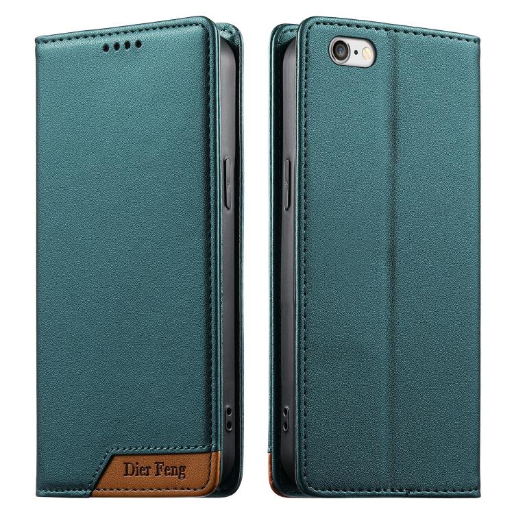 Dierfeng スプライシング強力マグネットRFIDヴィーガンレザースマホケース iPhone 11 Pro Max用 iPhone 11用 iPhone 11 Pro用 iPhone X / XS用 iPhone XR用 iPhone XS Max用 iPhone 8 Plus / 7 Plus用