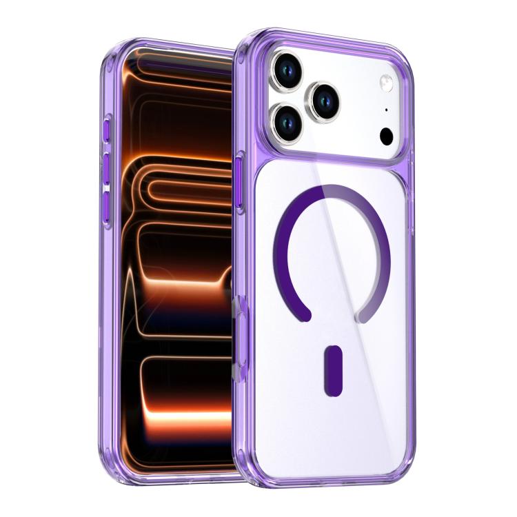 クリスタルカラフル磁気スマホケース、iPhone 17 Pro Max用、iPhone 17 Pro用