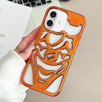 電気めっき空洞クラウン放熱TPUスマホケース、iPhone 17 Pro Max用、iPhone 17 Pro用、iPhone 17用、iPhone 16 Pro Max用、iPhone 16 Pro用、iPhone 16用