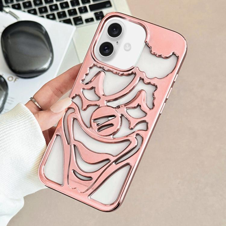 電気めっき空洞クラウン放熱TPUスマホケース、iPhone 17 Pro Max用、iPhone 17 Pro用、iPhone 17用、iPhone 16 Pro Max用、iPhone 16 Pro用、iPhone 16用