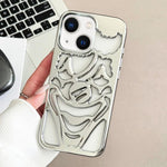 電気めっき空洞クラウン放熱TPUスマホケース、iPhone 15 Pro Max用、iPhone 15 Pro用、iPhone 15用、iPhone 14用、iPhone 14 Pro用、iPhone 14 Pro Max用