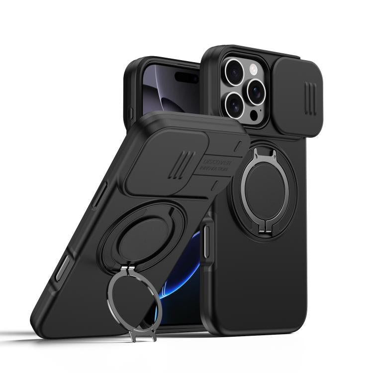 カメラスライディングシールド磁気回転ホルダーフォンケース、iPhone 17 Pro Max用、iPhone 17 Pro用、iPhone 17用、iPhone Air用、iPhone 16 Pro Max用、iPhone 16 Pro用