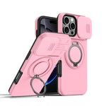 カメラスライディングシールド磁気回転ホルダーフォンケース、iPhone 17 Pro Max用、iPhone 17 Pro用、iPhone 17用、iPhone Air用、iPhone 16 Pro Max用、iPhone 16 Pro用