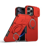 カメラスライディングシールド磁気回転ホルダーフォンケース、iPhone 17 Pro Max用、iPhone 17 Pro用、iPhone 17用、iPhone Air用、iPhone 16 Pro Max用、iPhone 16 Pro用