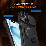 カメラスライディングシールド磁気回転ホルダーフォンケース、iPhone 14 / 13、iPhone 14 Pro、iPhone 14 Pro Max、iPhone 13 Pro Max / 12 Pro Max、iPhone 13 Pro、iPhone 12 / 12 Pro対応