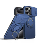 カメラスライディングシールド磁気回転ホルダーフォンケース、iPhone 14 / 13、iPhone 14 Pro、iPhone 14 Pro Max、iPhone 13 Pro Max / 12 Pro Max、iPhone 13 Pro、iPhone 12 / 12 Pro対応