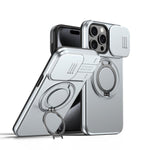 カメラスライディングシールド磁気回転ホルダーフォンケース、iPhone 14 / 13、iPhone 14 Pro、iPhone 14 Pro Max、iPhone 13 Pro Max / 12 Pro Max、iPhone 13 Pro、iPhone 12 / 12 Pro対応