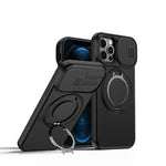 カメラスライディングシールド磁気回転ホルダーフォンケース、iPhone 14 / 13、iPhone 14 Pro、iPhone 14 Pro Max、iPhone 13 Pro Max / 12 Pro Max、iPhone 13 Pro、iPhone 12 / 12 Pro対応