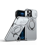 カメラスライディングシールド磁気回転ホルダーフォンケース、iPhone 14 / 13、iPhone 14 Pro、iPhone 14 Pro Max、iPhone 13 Pro Max / 12 Pro Max、iPhone 13 Pro、iPhone 12 / 12 Pro対応