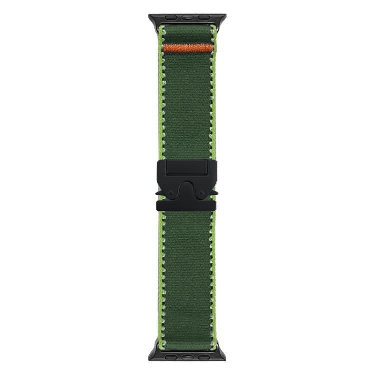 xDfind ナイロン ワイルドパス パラシュートバックル 時計バンド、Apple Watch 42 / 44 / 45 / 46 / 49mm用、Apple Watch 38 / 40 / 41 / S11 42mm用