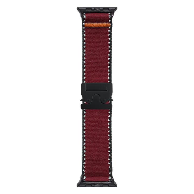 xDfind ナイロン ワイルドパス パラシュートバックル 時計バンド、Apple Watch 42 / 44 / 45 / 46 / 49mm用、Apple Watch 38 / 40 / 41 / S11 42mm用
