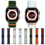 xDfind ナイロン ワイルドパス パラシュートバックル 時計バンド、Apple Watch 42 / 44 / 45 / 46 / 49mm用、Apple Watch 38 / 40 / 41 / S11 42mm用