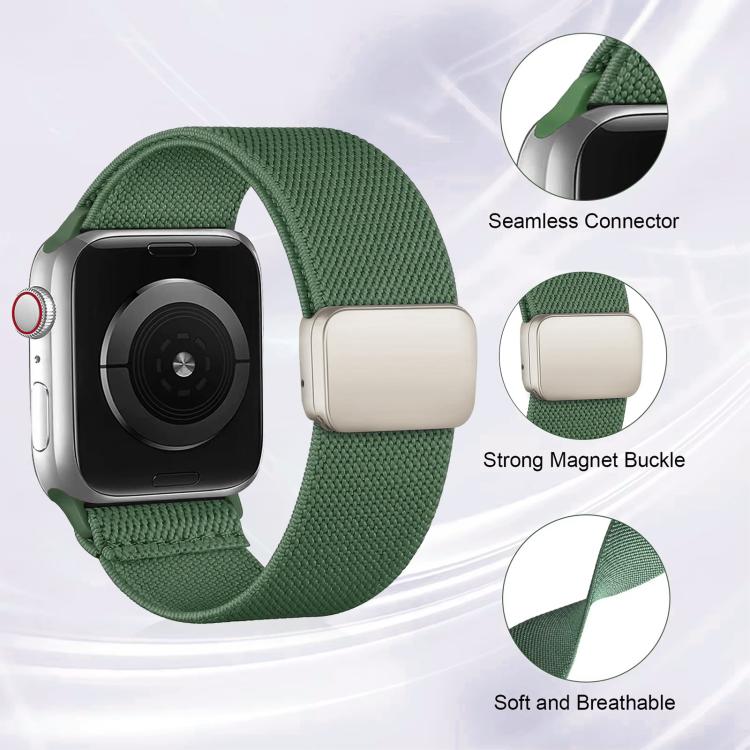 xDfind ナイロン ツイルテクスチャー マグネットバックル 時計バンド、Apple Watch 42 / 44 / 45 / 46 / 49mm用、Apple Watch 38 / 40 / 41 / S11 42mm用