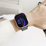 xDfind ライチテクスチャー ヴィーガンレザー マグネットバックル 時計バンド、Apple Watch 42 / 44 / 45 / 46 / 49mm用、Apple Watch 38 / 40 / 41 / S11 42mm用