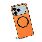 Denior A08 PUヴィーガンレザー子牛革テクスチャー磁気スマホケース、iPhone 17 Pro Max用、iPhone 17 Pro用、iPhone 17用、iPhone Air用