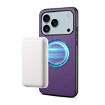 Denior A08 PUヴィーガンレザー子牛革テクスチャー磁気スマホケース、iPhone 17 Pro Max用、iPhone 17 Pro用、iPhone 17用、iPhone Air用