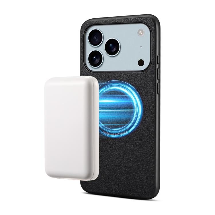 Denior A08 PUヴィーガンレザー子牛革テクスチャー磁気スマホケース、iPhone 17 Pro Max用、iPhone 17 Pro用、iPhone 17用、iPhone Air用