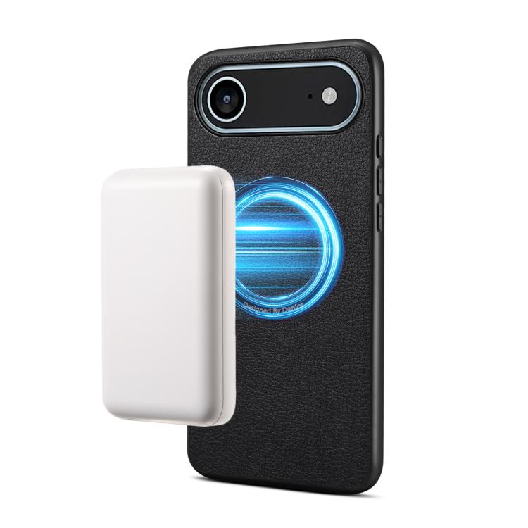Denior A08 PUヴィーガンレザー子牛革テクスチャー磁気スマホケース、iPhone 17 Pro Max用、iPhone 17 Pro用、iPhone 17用、iPhone Air用