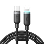 JOYROOM S-A63 StarWayシリーズ 1.2m 30W Type-C to 8ピン 自動電源オフ急速充電データケーブル、Type-C to 8ピン