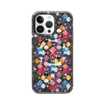 きらめくクリスタル 赤いハート柄 磁気スマホケース、iPhone 15 用、iPhone 14 Plus 用、iPhone 14 用、iPhone 14 Pro 用、iPhone 14 Pro Max 用、iPhone 13 Pro Max 用、iPhone 13 Pro 用、iPhone 13 用
