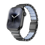 ワンビーズ ウエスト ステンレススチール ノーマンバックル マグネット 時計バンド、Apple Watch 46mm / 49mm / 45mm / 44mm用、Apple Watch 42mm / 41mm / 40mm / 38mm用
