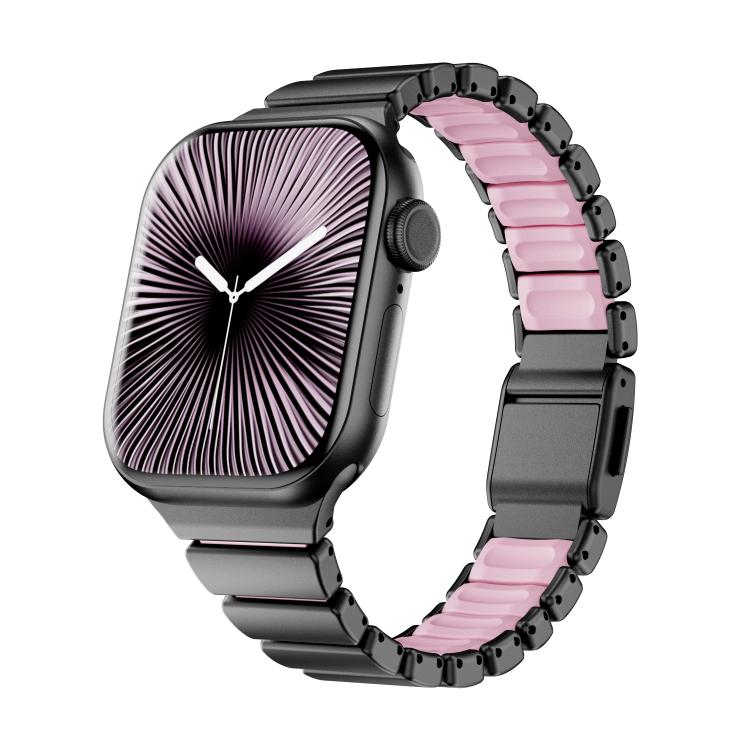 ワンビーズ ウエスト ステンレススチール ノーマンバックル マグネット 時計バンド、Apple Watch 46mm / 49mm / 45mm / 44mm用、Apple Watch 42mm / 41mm / 40mm / 38mm用