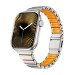 ワンビーズ ウエスト ステンレススチール ノーマンバックル マグネット 時計バンド、Apple Watch 46mm / 49mm / 45mm / 44mm用、Apple Watch 42mm / 41mm / 40mm / 38mm用