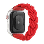 Elastic Woven Watchband For Apple Watch Series 6 & SE & 5 & 4 44mm / 3 & 2 & 1 42mm, 120mm, 130mm, 150mm