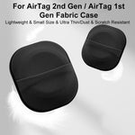 XDcase 弾性ファブリック背面接着カードデザイン保護ケース、AirTag 第2世代 / 第1世代用