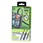 REMAX CB53 1.2m PD30W Type-C to 8ピン電話ホルダーブレイド高速充電データケーブル、Type-C to 8ピン