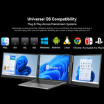 Blackview DCM6 14インチ デュアルスクリーン ポータブルノートパソコン拡張モニター スタンド付き、DCM6