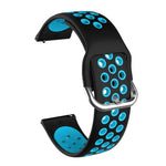 Samsung Galaxy Watch Active2 44mm用 ツートーンシリコン交換用ストラップウォッチバンド