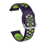 Samsung Galaxy Watch Active2 44mm用 ツートーンシリコン交換用ストラップウォッチバンド