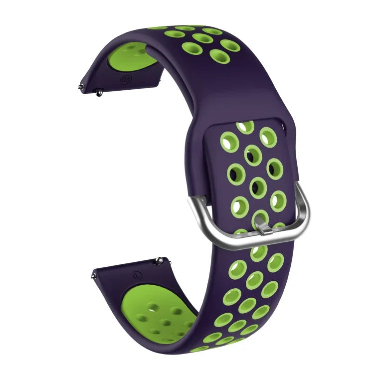 Samsung Galaxy Watch Active2 44mm用 ツートーンシリコン交換用ストラップウォッチバンド