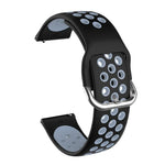 Samsung Galaxy Watch Active2 44mm用 ツートーンシリコン交換用ストラップウォッチバンド