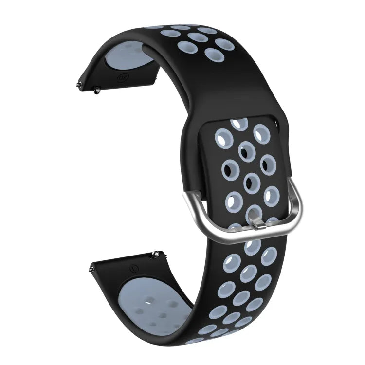 Samsung Galaxy Watch Active2 44mm用 ツートーンシリコン交換用ストラップウォッチバンド