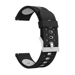 Samsung Galaxy Watch 3 41mm用 三列穴シリコン交換用ストラップウォッチバンド、Samsung Galaxy Watch 3 41mm用