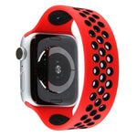 伸縮性シリコンウォッチバンド、Apple Watch Series 6 & SE & 5 & 4 40mm / 3 & 2 & 1 38mm対応、135mm（ブラックイエロー）、135mm（ブラックグレー）、150mm（レッドブラック）