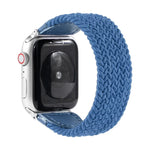 ナイロン＋レザー編み込みウォッチバンド、Apple Watch Series 6 & SE & 5 & 4 44mm / 3 & 2 & 1 42mm対応、S、M、L