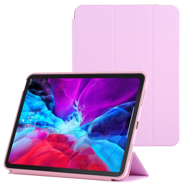 3-fold Horizontal Flip Smart Leather Case with Sleep / Wake-up Function & Holder, For iPad Air 2022 / 2020 10.9