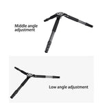 BEXIN ST424C Rugged Camcorder Photographic Carbon Fiber Big Tripod, Max Tube: 40mm, ST424C