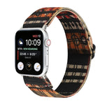 エスニックスタイルバックルウォッチバンド、Apple Watch Series 6 & SE & 5 & 4 44mm / 3 & 2 & 1 42mm対応、Apple Watch Series 7 45mm / 6 & SE & 5 & 4 44mm / 3 & 2 & 1 42mm対応、Apple Watch Ultra 49mm / Series 8&7 45mm / SE 2&6&SE&5&4 44mm / 3&2&1 42mm対応