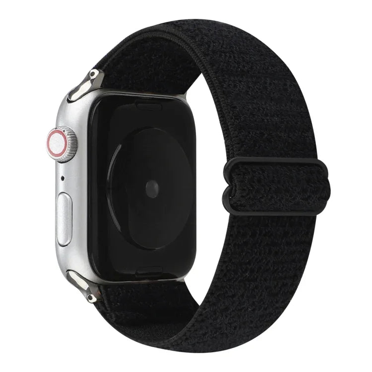無地ナイロンウォッチバンド、Apple Watch Series 6 & SE & 5 & 4 44mm / 3 & 2 & 1 42mm対応、Apple Watch Series 7 45mm / 6 & SE & 5 & 4 44mm / 3 & 2 & 1 42mm対応