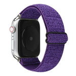 無地ナイロンウォッチバンド、Apple Watch Series 6 & SE & 5 & 4 44mm / 3 & 2 & 1 42mm対応、Apple Watch Series 7 45mm / 6 & SE & 5 & 4 44mm / 3 & 2 & 1 42mm対応