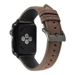 ライチテクスチャー本革ウォッチバンド、Apple Watch Series 6 & SE & 5 & 4 40mm / 3 & 2 & 1 38mm対応、Apple Watch Series 7 41mm / 6 & SE & 5 & 4 40mm / 3 & 2 & 1 38mm対応