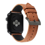 ライチテクスチャー本革ウォッチバンド、Apple Watch Series 6 & SE & 5 & 4 40mm / 3 & 2 & 1 38mm対応、Apple Watch Series 7 41mm / 6 & SE & 5 & 4 40mm / 3 & 2 & 1 38mm対応