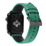 ライチテクスチャー本革ウォッチバンド、Apple Watch Series 6 & SE & 5 & 4 44mm / 3 & 2 & 1 42mm対応、Apple Watch Series 7 45mm / 6 & SE & 5 & 4 44mm / 3 & 2 & 1 42mm対応