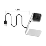 For Fitbit Charge 4 / 3 / 3 SE Universal Aluminum Alloy Charger Holder with Chip Protection, Support Fast Charging, For Fitbit Charge 4